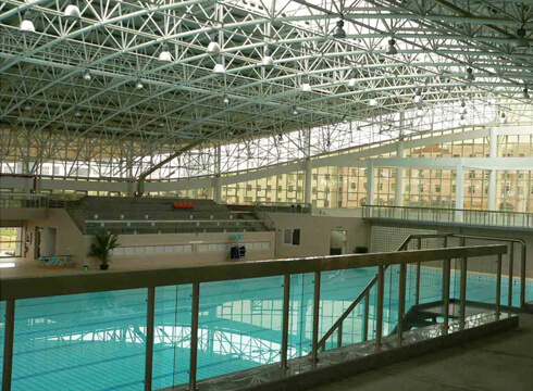 swimming pool space frame
