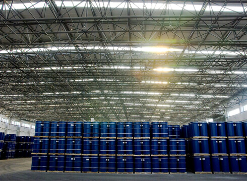 Space frame warehouse roof structure