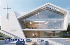 Church Roof Community Centre Building  Design Installation