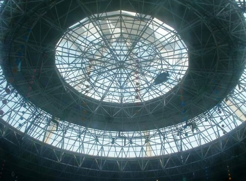 Steel dome building2