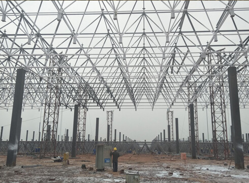 Steel structure large industrial factory building 3