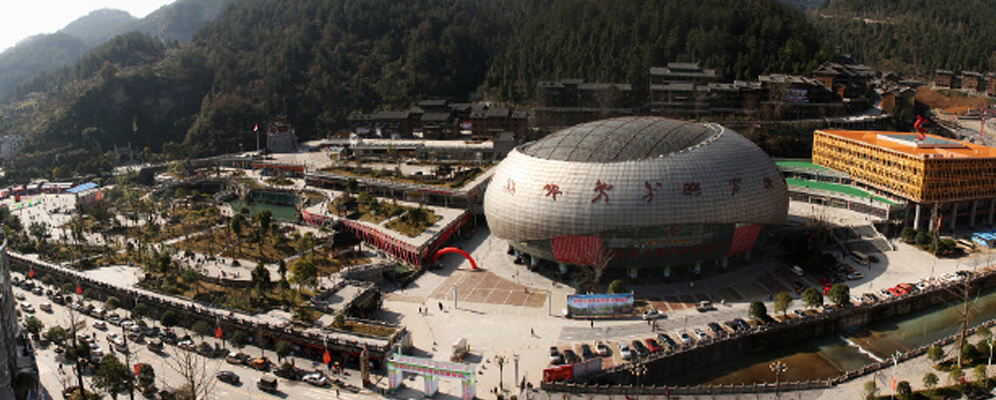 Advantages of steel structure of Chongqing Youyang Cultural and Sports Center Gymnasium