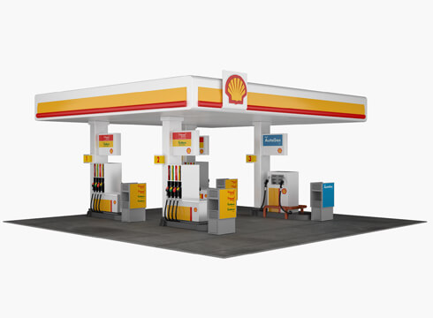 Gas station detailed map 02