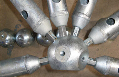 Manufacture of steel structure sapce frame bolt ball