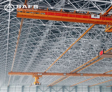 100% Space Utilization Space Truss Construction Space Frame Aircraft Hangar