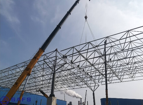 Flat space frame structure 0