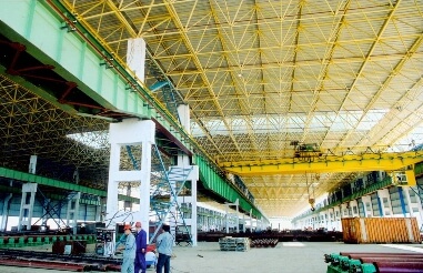 Steel structure space frame factory function