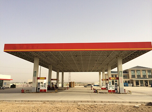 Gas Station Canopy Structure Design3