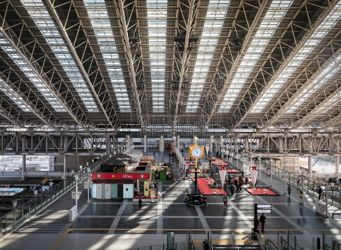 Steel Structure Prefabricated Railway Station Truss Space Frame Roof2