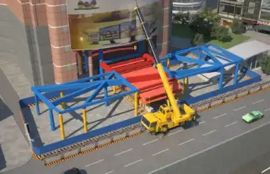 What should be paid attention to in the detailed steps of the hoisting of large-scale steel structure corridor projects