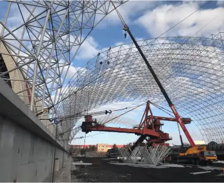 steel structure closed coal storage shed