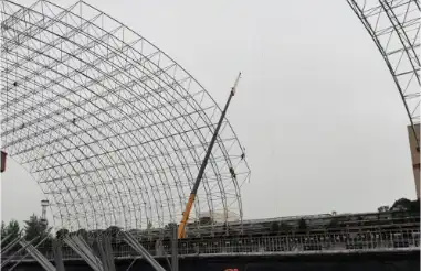 Three major features of steel structure space frame