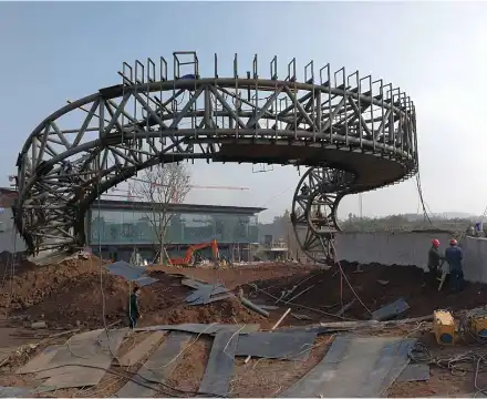 special-shaped steel structure engineering