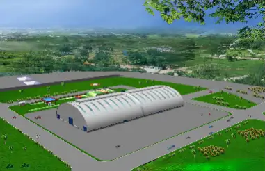 Problems need to be improved in steel arched roof structure project