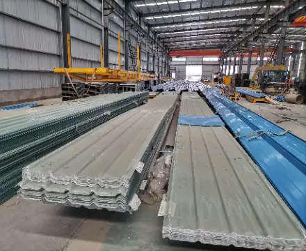 metal roof panel production