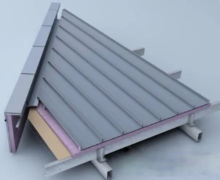 Standing-seam metal roof system