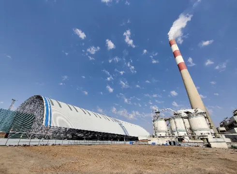 Qingtongxia Aluminum Power Generation fully enclosed coal shed 1