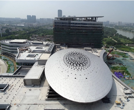 Steel dome maternity and child hospital building