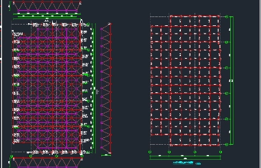How to read space frame structure drawings