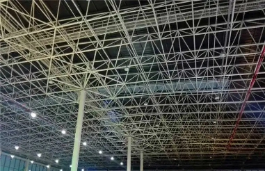 Static-dynamic analysis of a three-story space frame