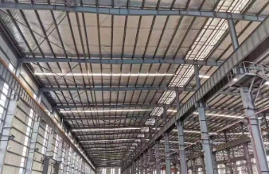 Construction measurement and correction of steel structure of high-rise factory building