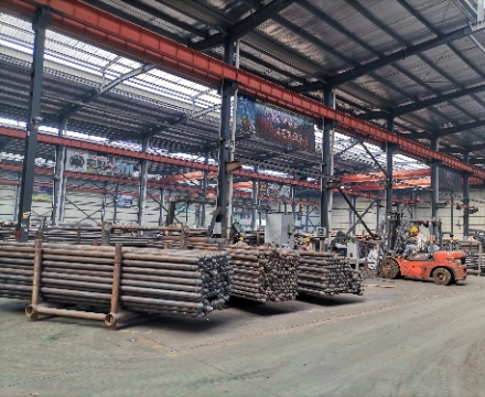 Steel structure space frame processing