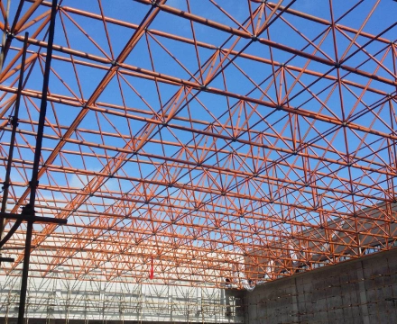 Steel space frame design and planning