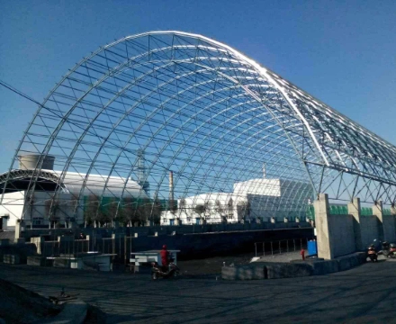 dry coal shed space frame