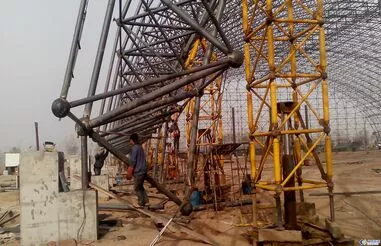Requirements for foundation structures for steel space frame project