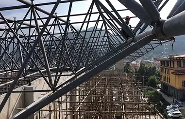 Problems to be noted in the construction of space frame steel structure