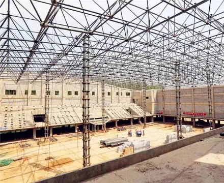 concrete steel space frame