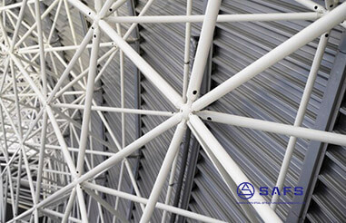 Knowledge about bolt ball space frame