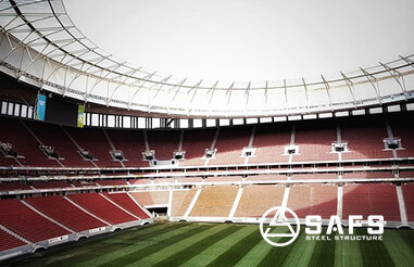 Application of steel truss floor bearing plate in steel structure building