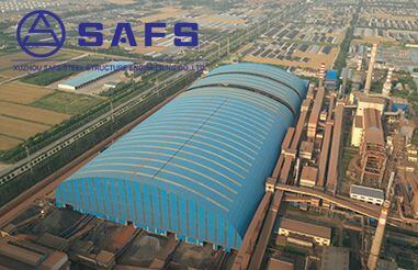 Innovative application and advantages of grid structure in environmentally friendly coal shed construction