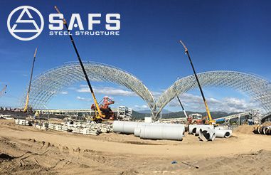 How to calculate the load of grid steel structure