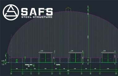 Application of Aerial Bulk Placement in Space Frame Construction